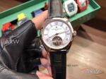ZY Factory Vacheron Constantin Fiftysix 316L Rose Gold Case White Tourbillon Dial 40mm Watch
